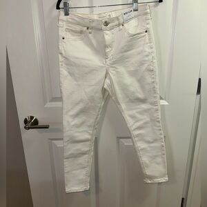 Topshop white/ivory Denim Pants